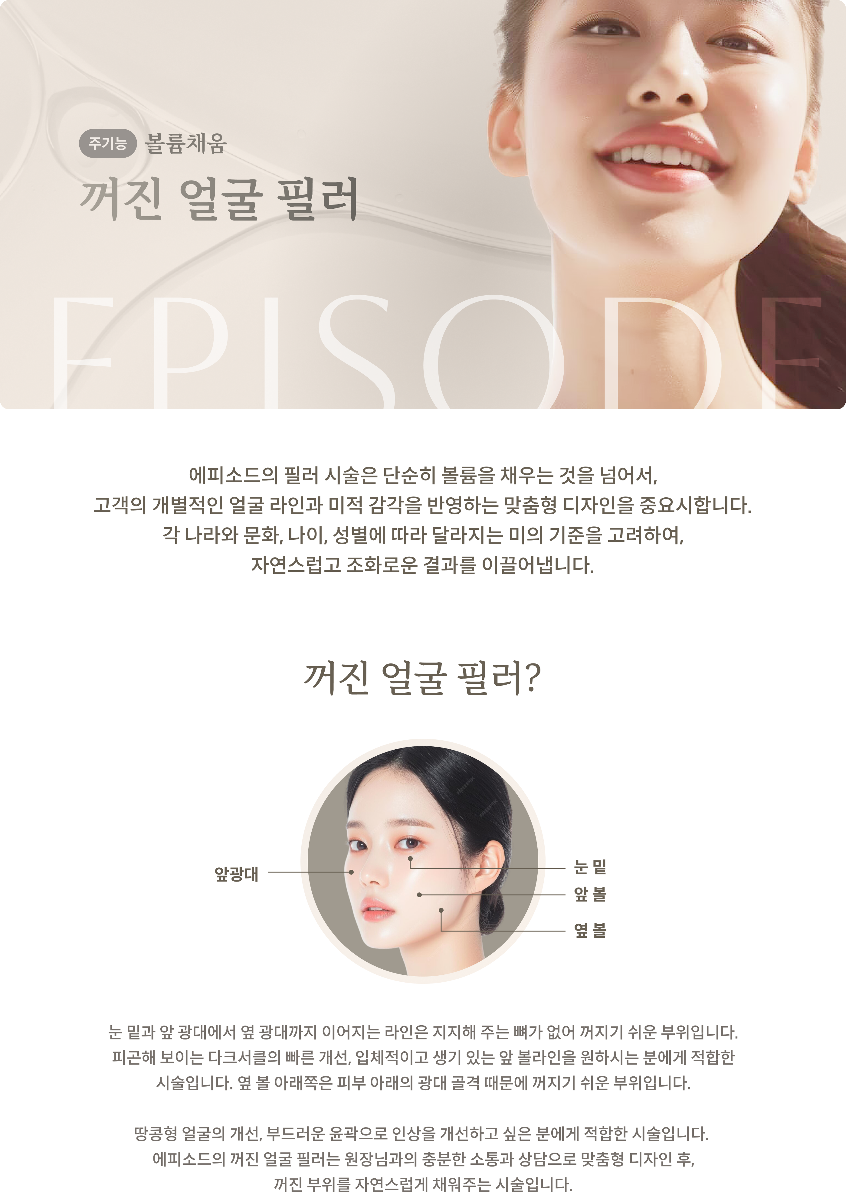 꺼진얼굴 필러 라인개선 볼륨채움 1