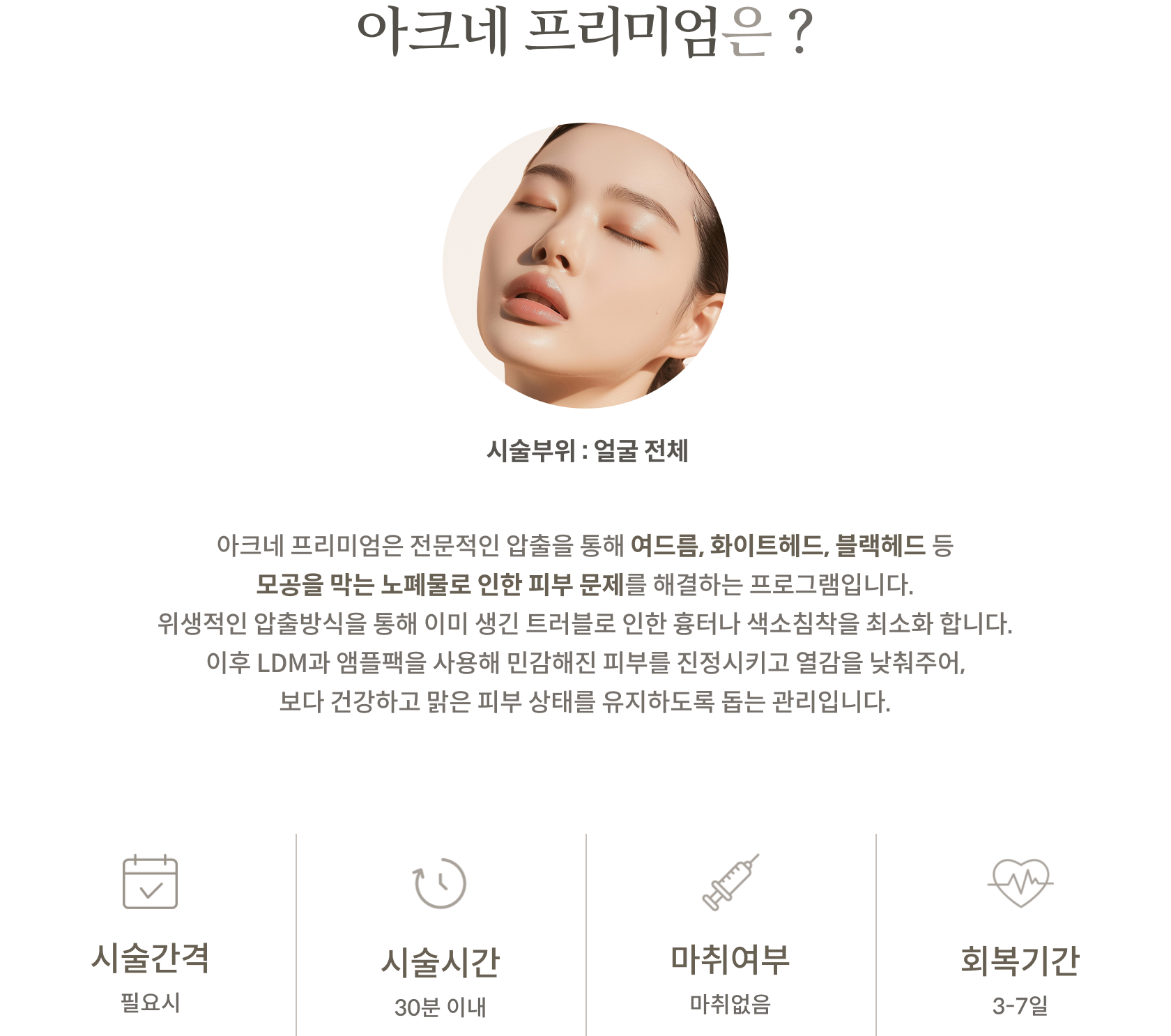 아크네프리미엄 안내 2