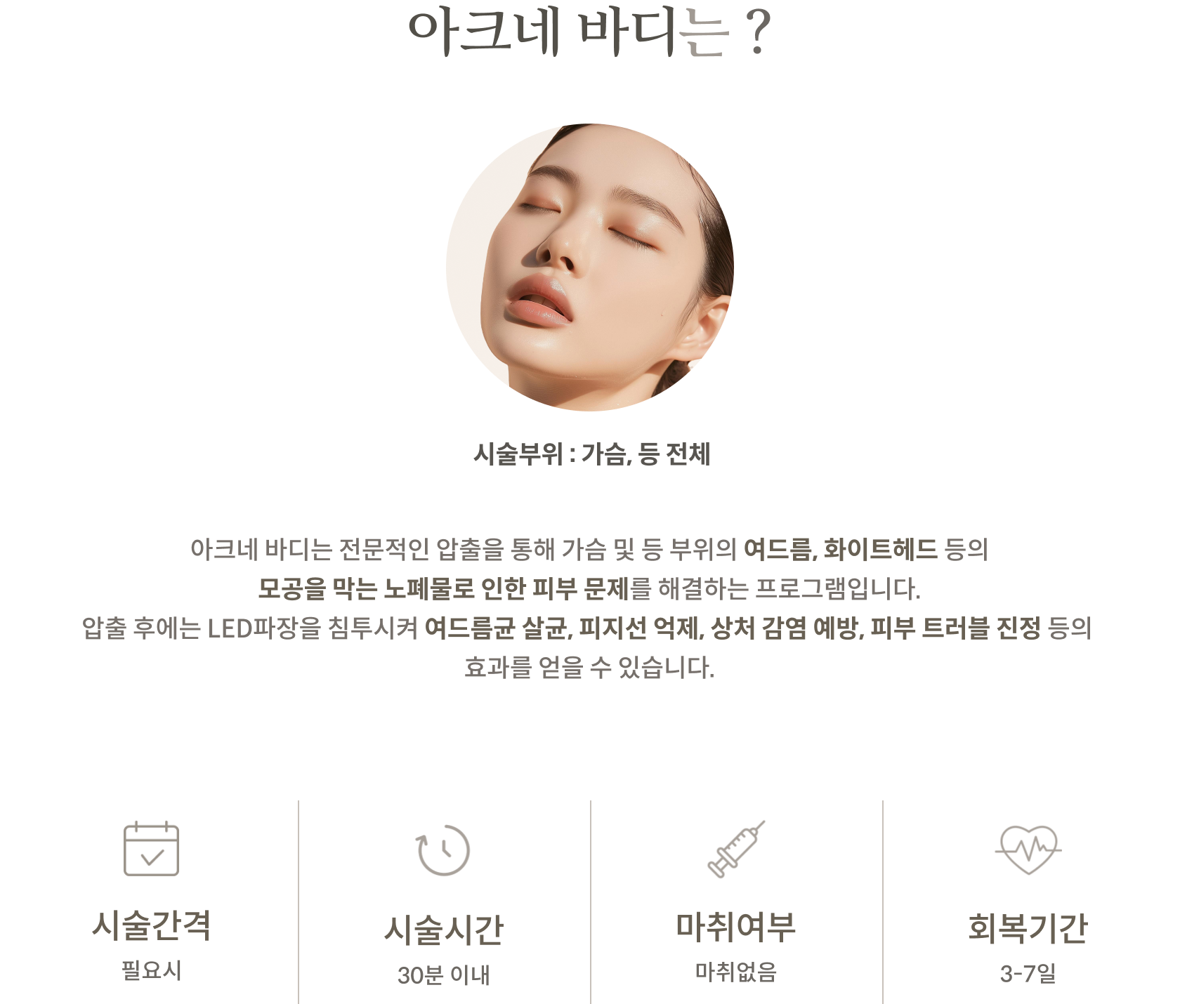 아크네바디 안내 2