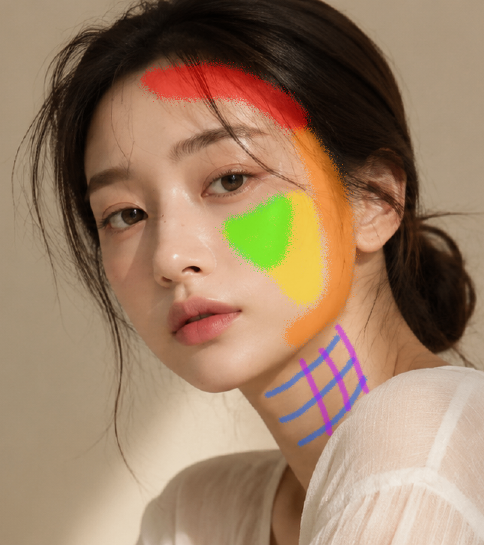 스킨보톡스 시술부위